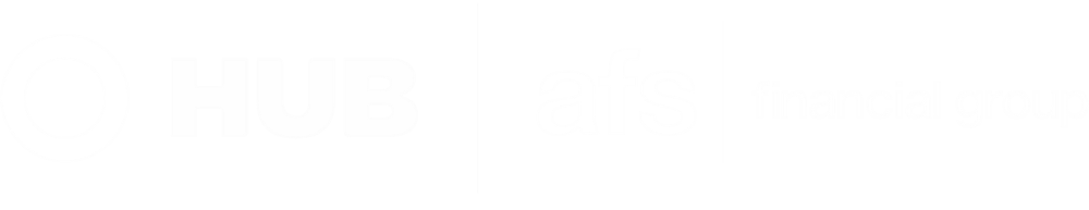 HUB  AFS joint logo - white for website